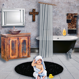 bathroom indoor baby bathtime freetoedit