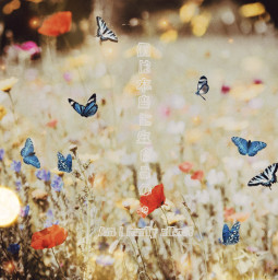 background myedit nature flowers surreal shinee aesthetic butterfly freetoedit