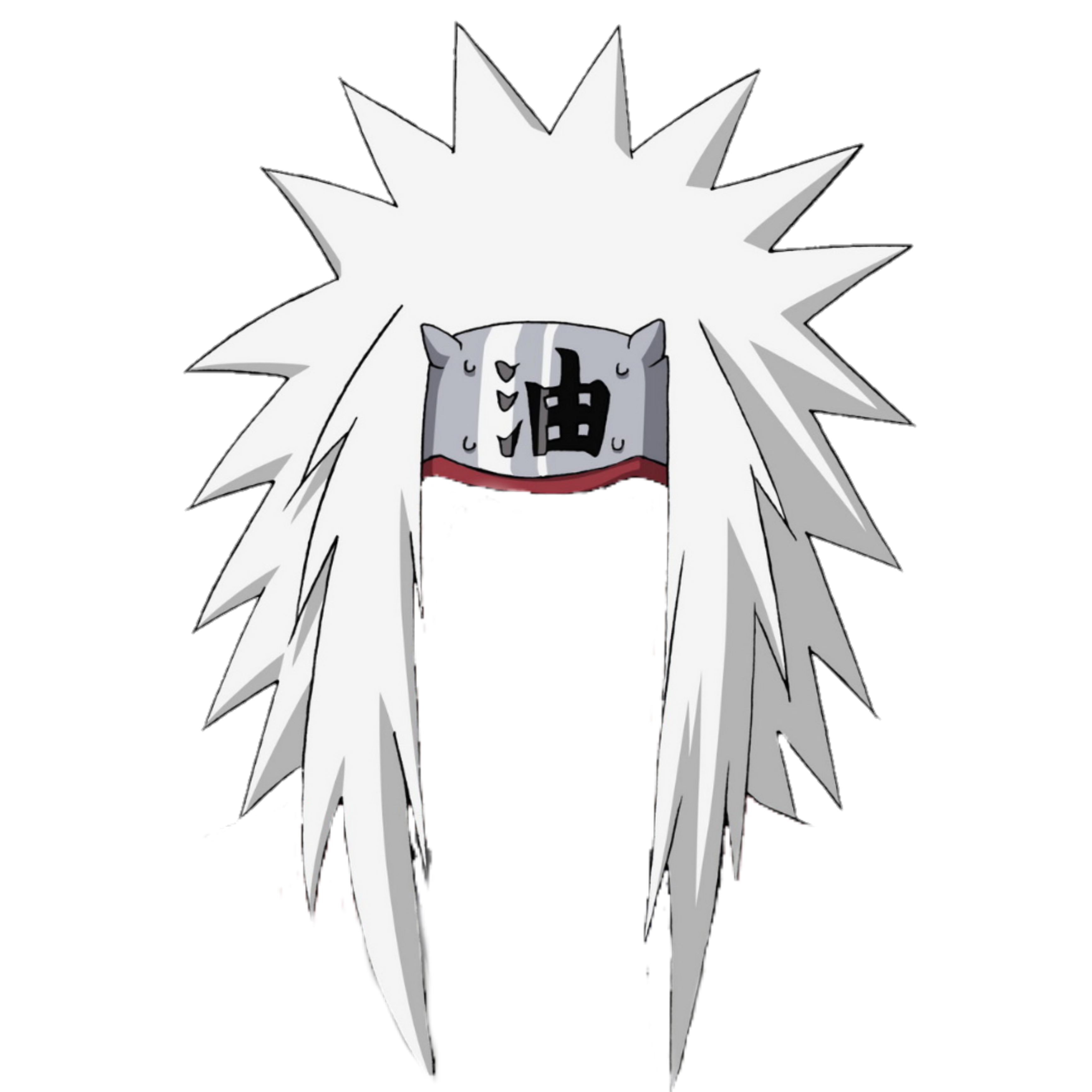 freetoedit jiraiya hair naruto sticker by @maimaisenpai