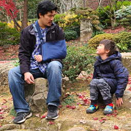 fatherson fatherhood asian biracialkids gibbsgardens local