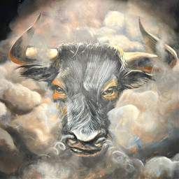 freetoedit bull smoking smoke angus dark yerevan