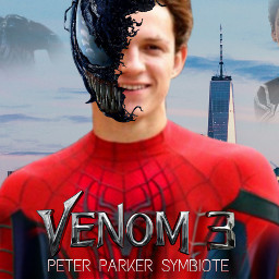 venom3peterparkersymbiote symbiotesuit freetoedit