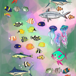 madewithpicsart freetoedit strange fantasy picture forphone perfect wow trendy like style likeit mood remixit nice creative estetica unique fish underwater fishes