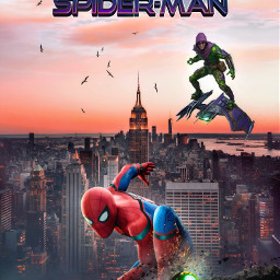 freetoedit spiderman greengoblin marvel superheroes fanart newyorkcity cityscape alienized alienizedarts wallpapers uhd picsarteffects editedwithpicsart picsartaienhance digitalart
