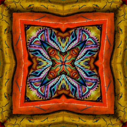 digitalart modernart popart artisticexpression colorful embossed kaleidoscope design mydesign myedit freetoedit