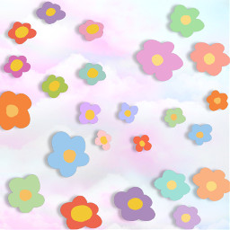 freetoedit trendy y2k y2kaesthetic softaesthetic overlayedit soft pastel watercolor flowers 90saesthetic 90s 2000s groovy clouds sky shadow pastelcolors skyandclouds background wallpaper wallpaperedit backgrounds backdrop pretty