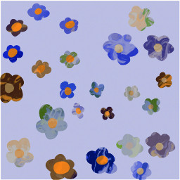 flowers background profilepic drawing flatart childcore blue blueaesthetic freetoedit