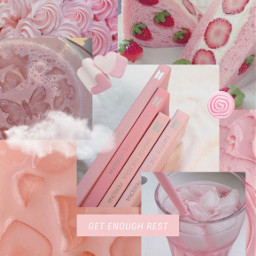 freetoedit pink bubblegum background lockscreen aesthetic edit cute bts collage
