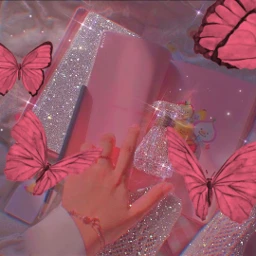 freetoedit srcpinkbutterflies pinkbutterflies