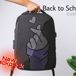 desafio challenge mochilacool backpack corazón heart backtoschool freetoedit ircschoolbackpack schoolbackpack