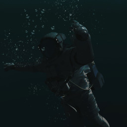 freetoedit astronaut kosmonaut space alone lonly drowning