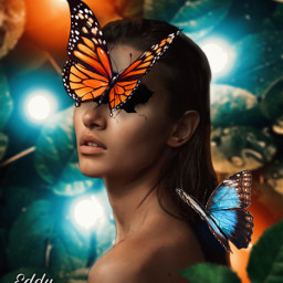 picsart surreal edit composition butterfly magic artistic freetoedit