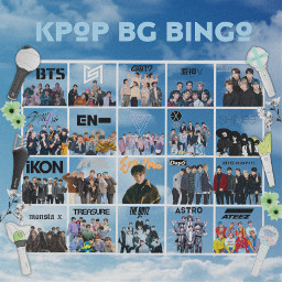 kpop bg song bingo freetoedit