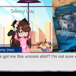 unicorns shirt gacha