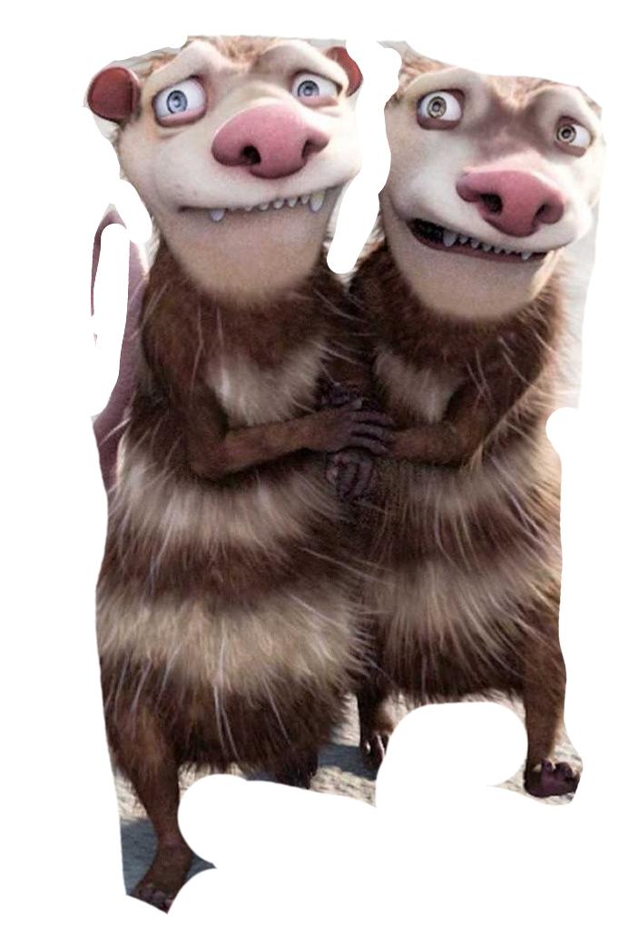 freetoedit Crash and eddie ice age sticker by lilybugxox