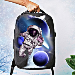 blue waves galaxy galaxyedit space astronaught person freetoedit ircschoolbackpack schoolbackpack