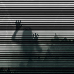 halloween ghost black background backgrounds wallpaper wallpapers blackghost creepy horror scary lightning ghostly foggy foggyday foggyforest grey greyaesthetic blackaesthetic freetoedit