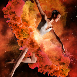 space planets surreal fantasy picsarteffects picsartedit heypicsart madewithpicsart surrealism ballet ballerina stars galaxy freetoedit