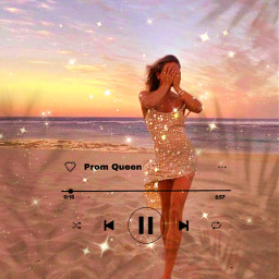 freetoedit ellyandpolly ellyandpollypicture girl glitter beach music promqueen love picture picsart