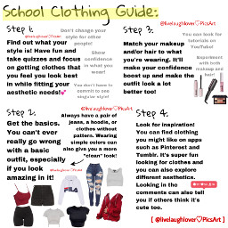 freetoedit school clothes inspiration guide highschool aesthetic outfits baddie inspo steps board middleschool trending vsco like follow