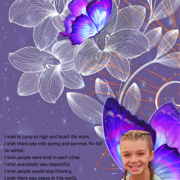 lily lilyalert child girl butterflies flowers justiceforlily peaceforlily freetoedit