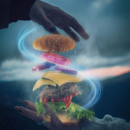 hamburger food levitation hungergames lol myedit freetoedit irclevitating levitating