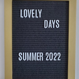 summer lovely summer2022 letterboard freetoedit