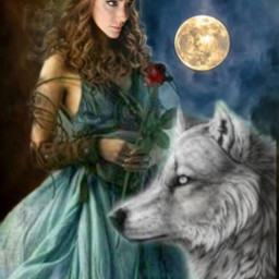 redhead redhair myself moon luna wolf rose freetoedit