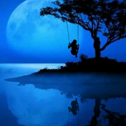 moon swinging blue freetoedit ircfunswing funswing