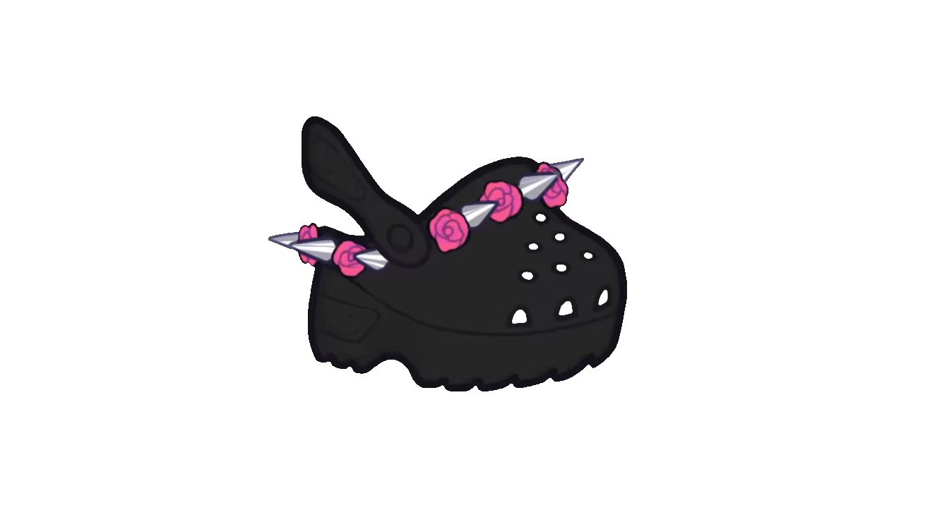 Gacha life shoes black