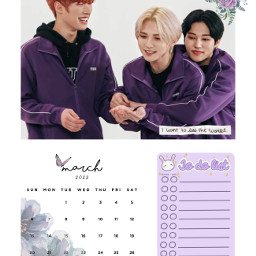 freetoedit march 2022 calendar purple ateez wooyoung yeosang mingi