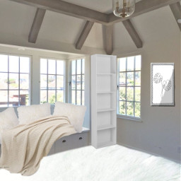 freetoedit room bedroom white fluffy indoors asthetic gacha