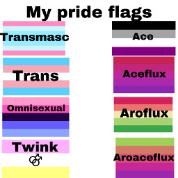 freetoedit pride trans omni twink ace aro aroace flux prideflags lgbtq