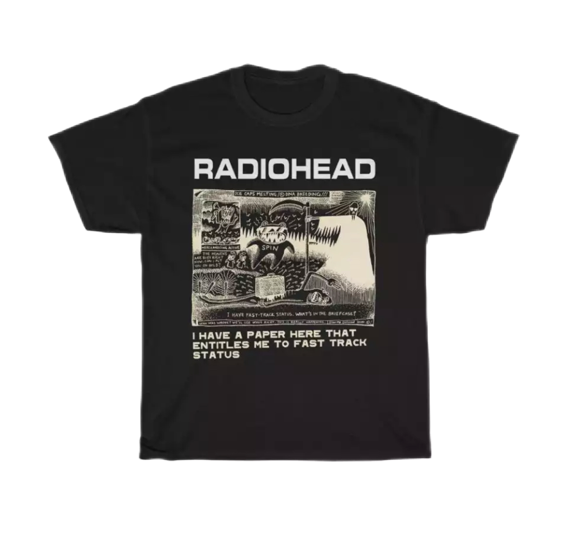 freetoedit radiohead radioheadshirt sticker by @flowicial