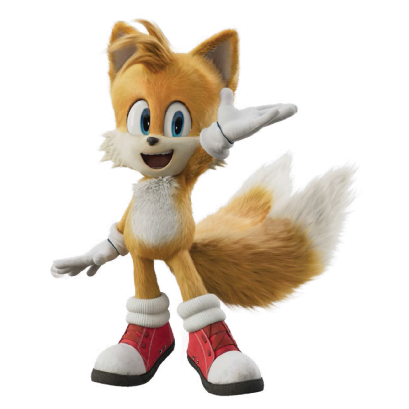 Tails 2024. Paramount Sonic EGGPOD. Tails pose.