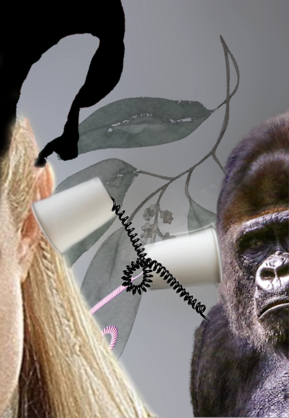 #dixiecupphone #phonecord #gorilla #telemarketers
