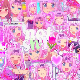 chikafujiwara loveis anime aesthetic freetoedit remixit animeaesthetic pink