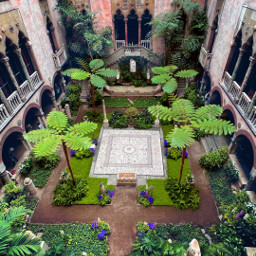 garden isabellastewartgardner museum boston
