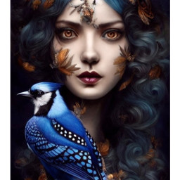 ediçõespelopicsart sussu mulher woman passaro bird lindo beautiful background freetoedit srclikeitframe likeitframe