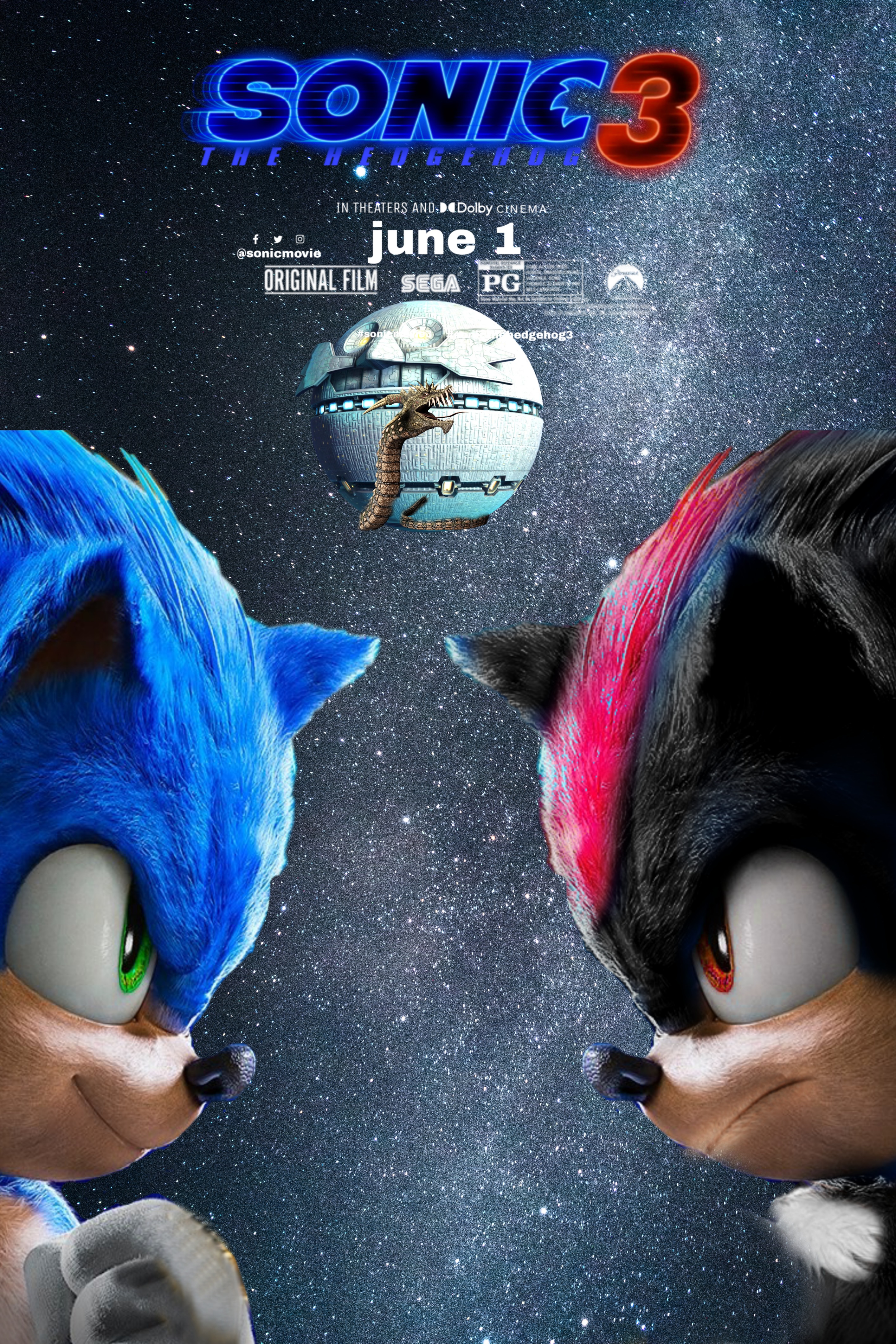 Sonic Movie 3 Posters I Made in Picsart #1