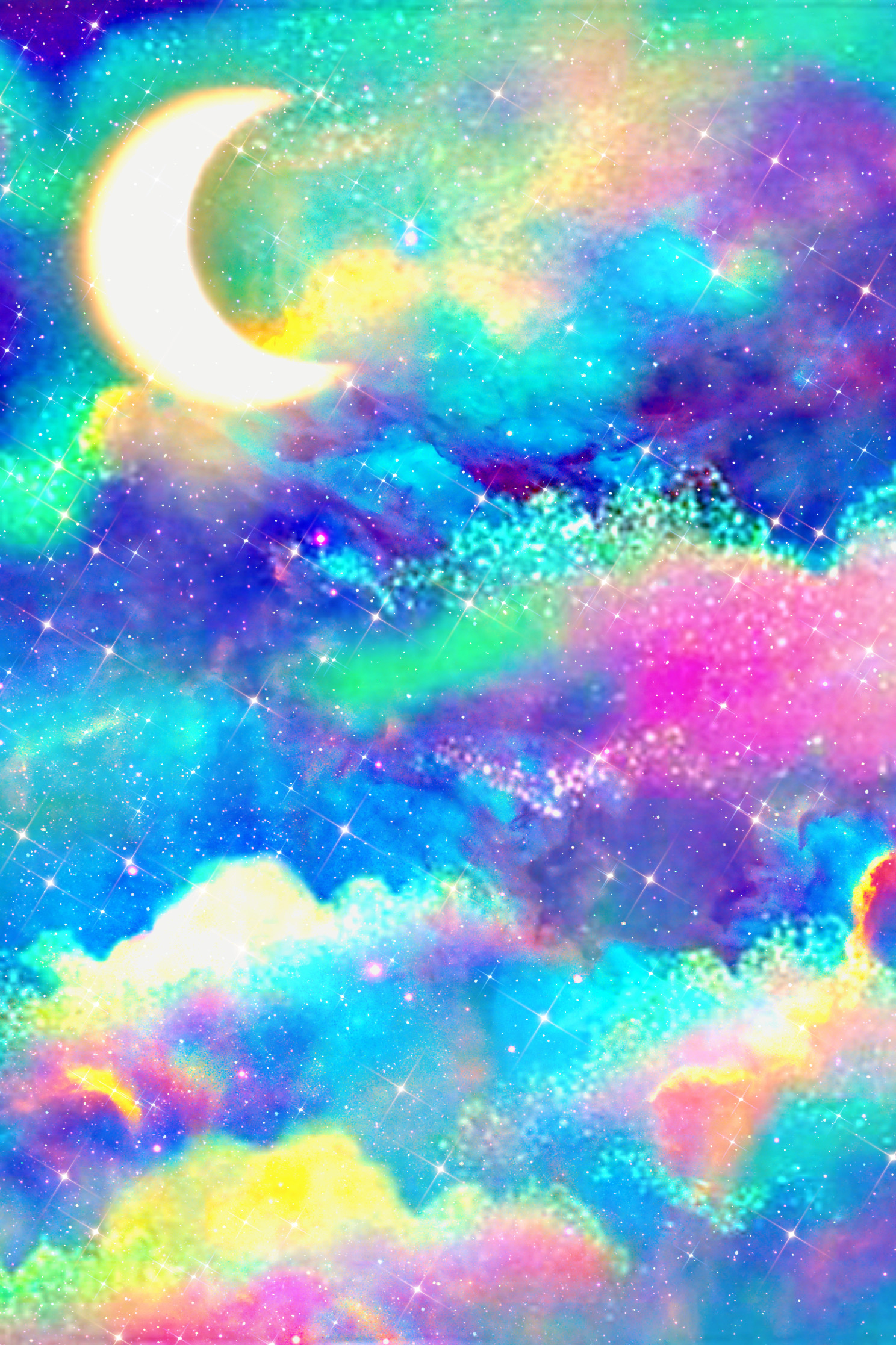 freetoedit glitter sparkles galaxy sky image by @misspink88