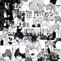 anime deathnote freetoedit