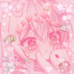 freetoedit pink aesthetic cute anime