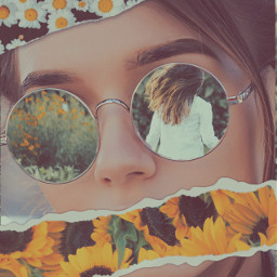 freetoedit challenge flower country countryside aesthetic glasses paper girl irccountrysidefun countrysidefun